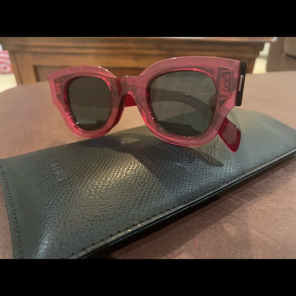 Brand new Celine sunglasses in pink and red - Picture 6 of 9